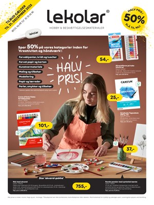 Tilbudsavis, hobbyartikler