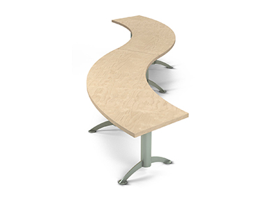 Siddebænke med og uden bord