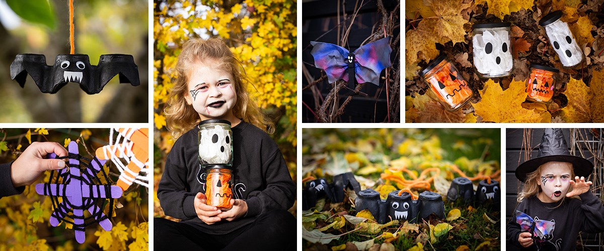 Kreativ Halloween-krea for børn i dagtilbud, skole og SFO