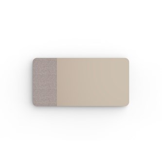 Mood lydabsorbent glas højre 200x100 cm