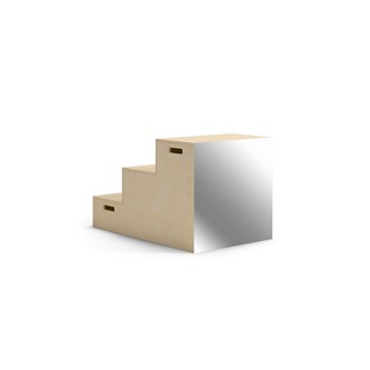 Fixa tribunemodul 3 trin 60 cm m/spejl