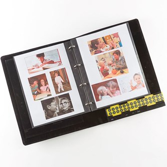 Fotoalbum med optagefunktion
