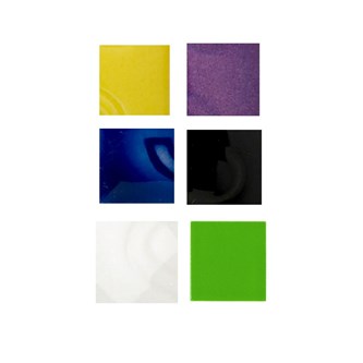 Glasur 473 ml, 6 farver