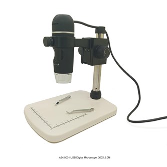 USB-mikroskop m/stativ