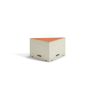 Fixa podium hvidpigmenteret trekant D42 cm