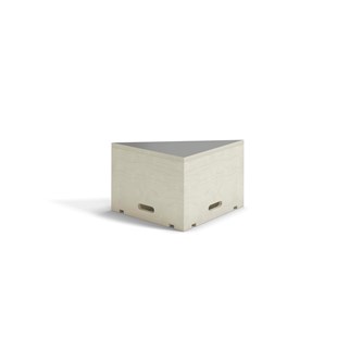 Fixa podium hvidpigmenteret trekant D42 cm