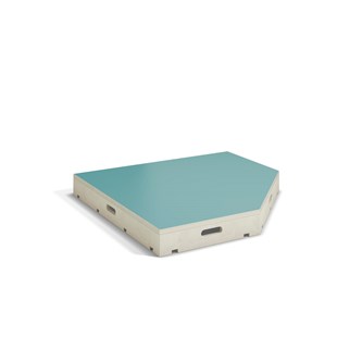Fixa podium hvidpigmenteret pentagon D88 cm