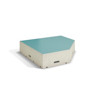 Fixa podium hvidpigmenteret pentagon D88 cm