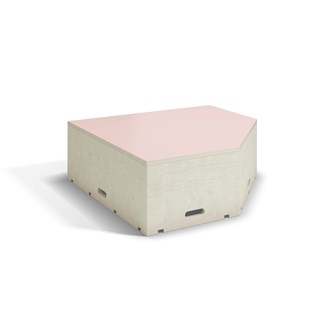 Fixa podium hvidpigmenteret pentagon D88 cm