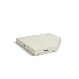 Fixa podium hvidpigmenteret pentagon D88 cm