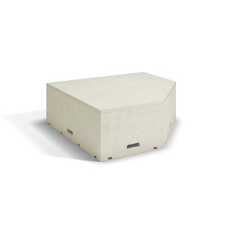 Fixa podium hvidpigmenteret pentagon D88 cm