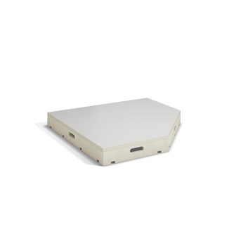Fixa podium hvidpigmenteret pentagon D88 cm