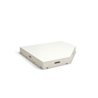 Fixa podium hvidpigmenteret pentagon D88 cm
