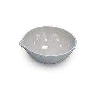 Fordampningsskål af porcelæn med tud