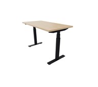 Chat skrivebord DL 120x60 cm sort understel