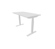 Work skrivebord 120x60 cm E-motion hvidt understel