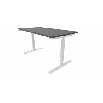 Work skrivebord 140x70 cm E-motion hvidt understel