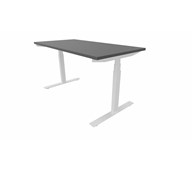Work skrivebord 140x70 cm E-motion hvidt understel