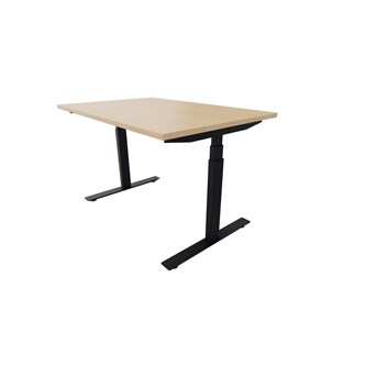 Chat FSC skrivbord DL 120x80 cm sort understel