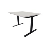 Work skrivebord 120x80 cm, sort stel