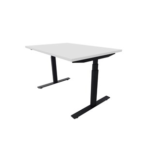 Chat FSC skrivbord DL 120x80 cm sort understel