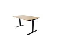 Chat FSC skrivbord DL 120x80 cm sort understel