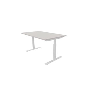 Chat FSC skrivbord DL 140x80 cm hvidt understel
