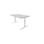 Chat FSC skrivbord DL 140x80 cm hvidt understel