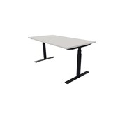 Work skrivebord 160x80 cm, sort stel