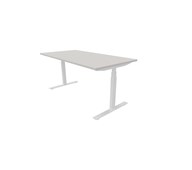 Work skrivebord 160x80 cm, hvidt stel