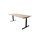 Chat skrivebord 200x80 cm, sort stel