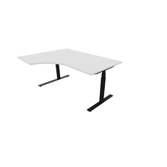 Chat skrivebord venstre 160x120 cm, sort stel