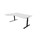 Work skrivebord venstre 180x120 cm, sort stel