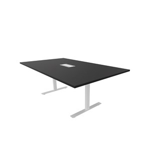 Talk mødebord 200x120x72 cm T-understel hvid