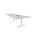 Talk mødebord 420x120x72 cm T-understel hvid