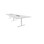 Talk mødebord 420x120x72 cm T-understel hvid