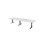 Talk mødebord 270x100x72 cm Ellipse T-understel sort