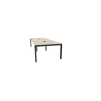 Talk mødebord 350x120x76 cm SQB-understel sort