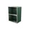 Fixa 2:2 udstillingsskab m/skydelåger i plexiglas D36 cm D46 cm