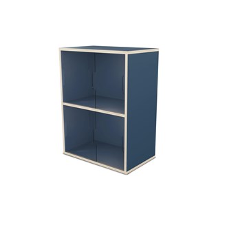 Fixa 2:2 udstillingsskab m/skydelåger i plexiglas D36 cm D46 cm