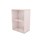 Fixa 2:2 udstillingsskab m/skydelåger i plexiglas D36 cm D46 cm