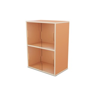 Fixa 2:2 udstillingsskab m/skydelåger i plexiglas D36 cm D46 cm