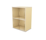 Fixa 2:2 udstillingsskab m/skydelåger i plexiglas D36 cm D46 cm