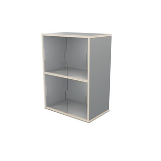 Fixa 2:2 udstillingsskab m/skydelåger i plexiglas D36 cm D46 cm