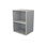 Fixa 2:2 udstillingsskab m/skydelåger i plexiglas D36 cm D46 cm