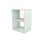 Fixa 2:2 udstillingsskab m/skydelåger og ryg i plexiglas D36 cm D46 cm