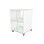 Fixa 2:2 udstillingsskab på hjul m/skydelåger og whiteboard D36 cm D46 cm