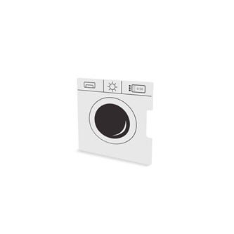 Fixa 1,5:1 låge vaskemaskine