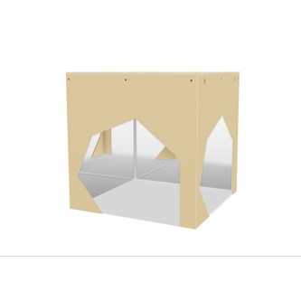 Fixa 4:3 spejlhule hjørne D117 cm