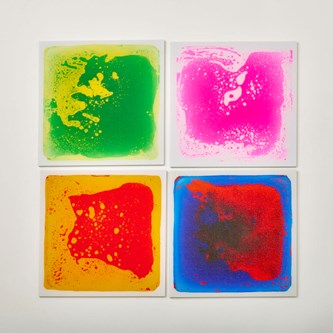 Sensoriske gulvplader 4 stk.